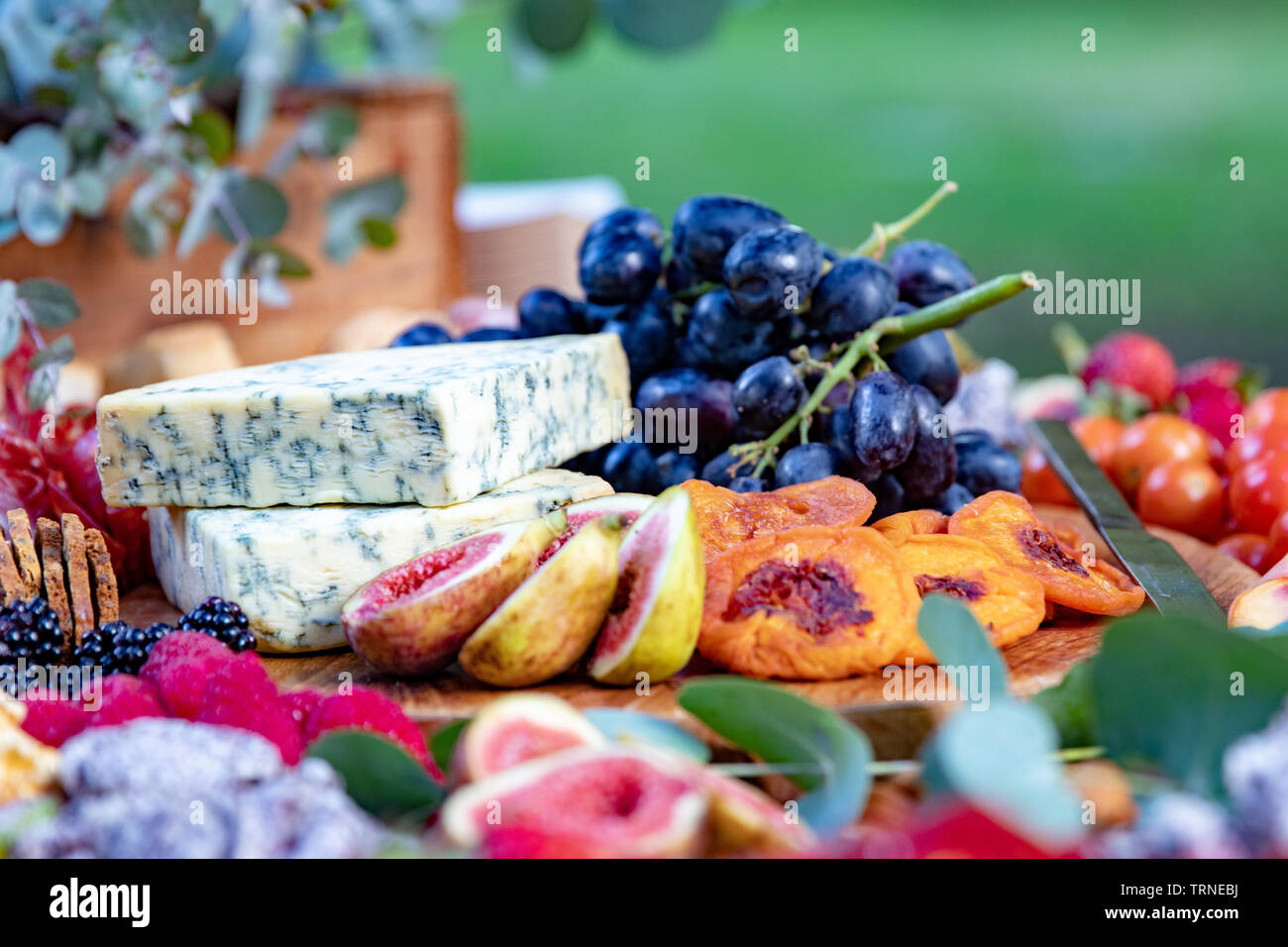 Essen Platter Stockfoto