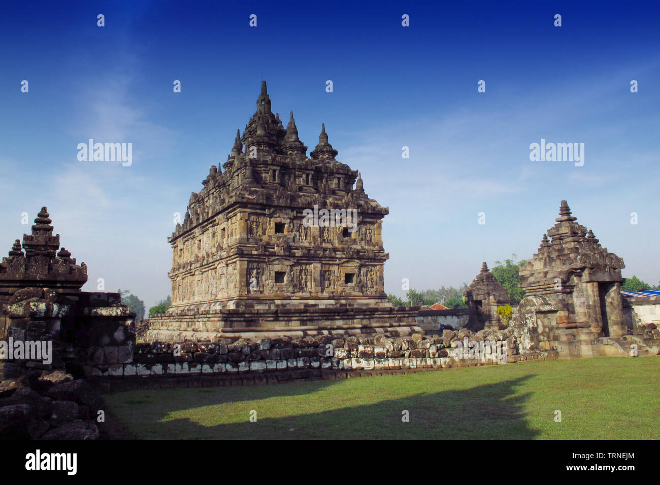 Tempel, buddhistische Tempel Plaosan erbte von alten Königreiche in KLATEN - Indonesien Stockfoto