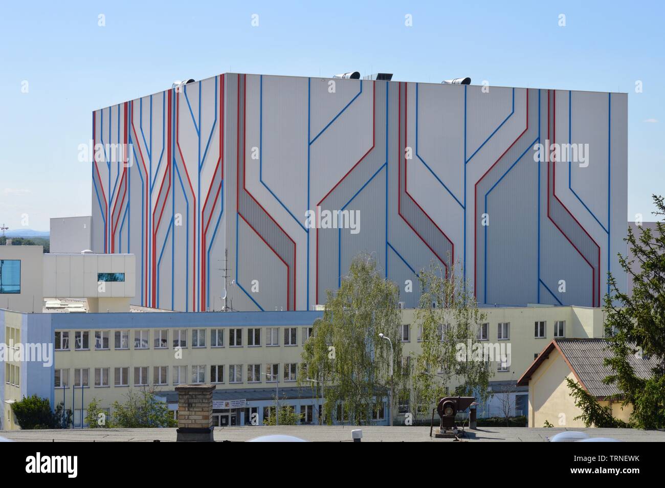 Budweiser - berühmte Bier Brauerei in Ceske Budejovice Stockfoto