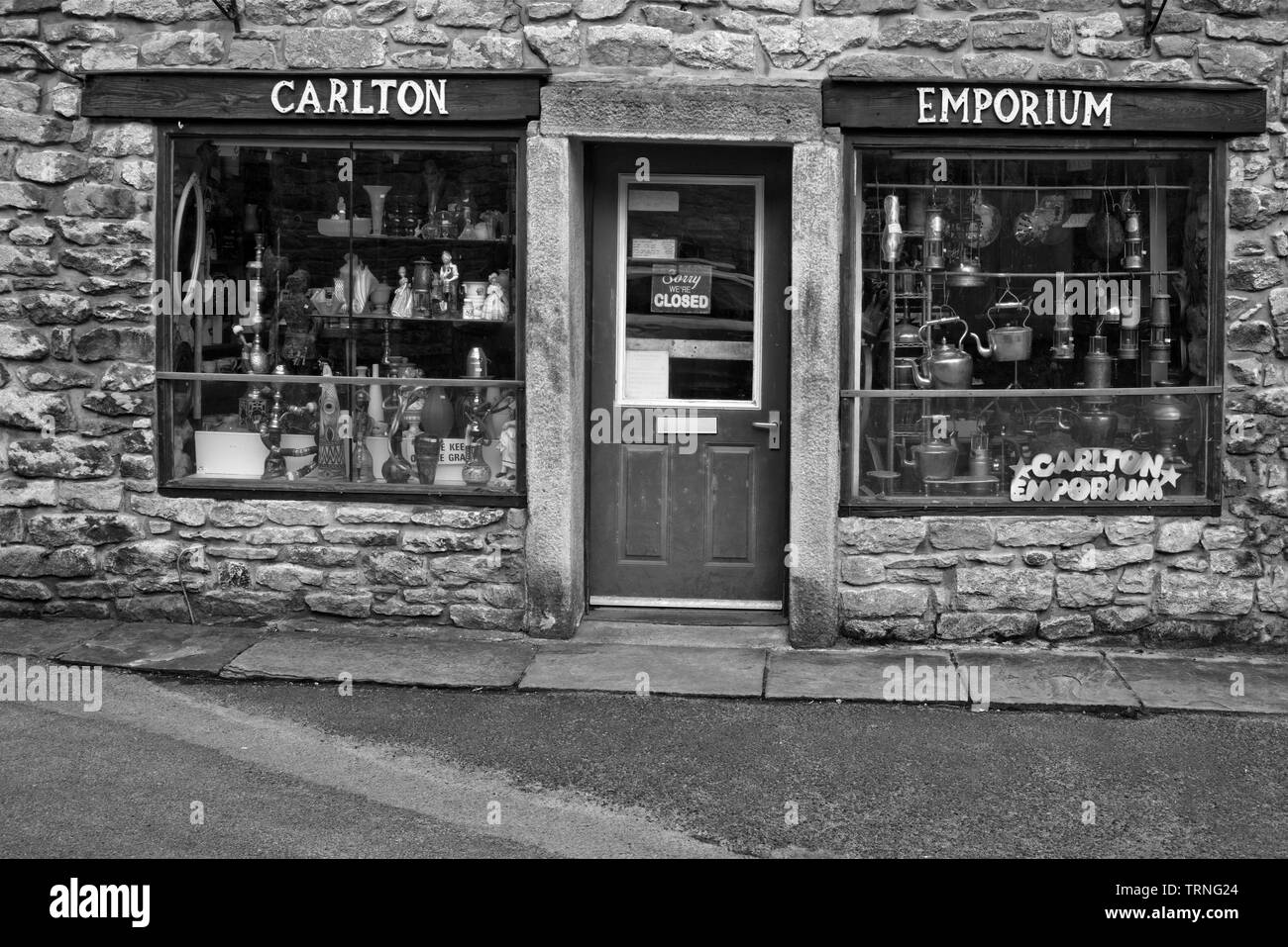 Carlton Emporium, Castleton, in Mono Stockfoto