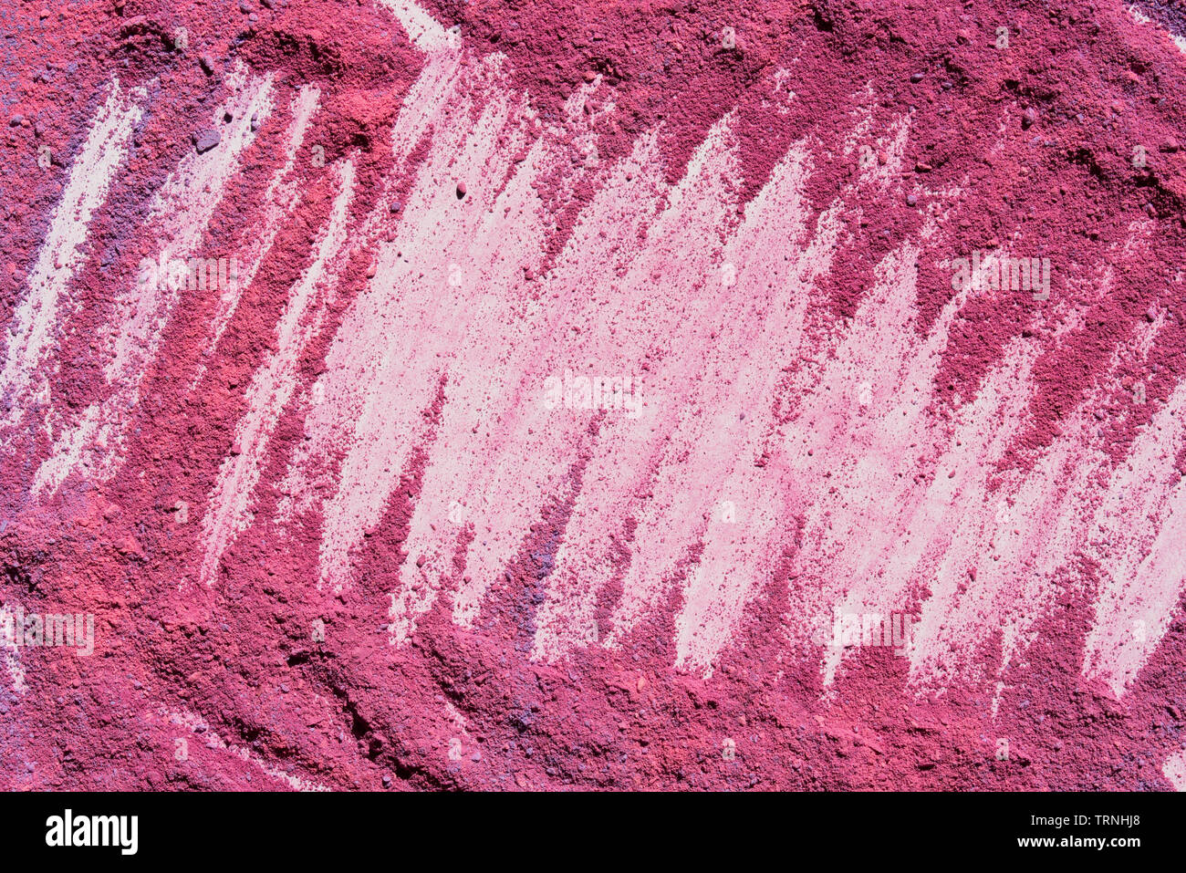 Rosa Pulver pigment Muster Hintergrund Makro Stockfoto