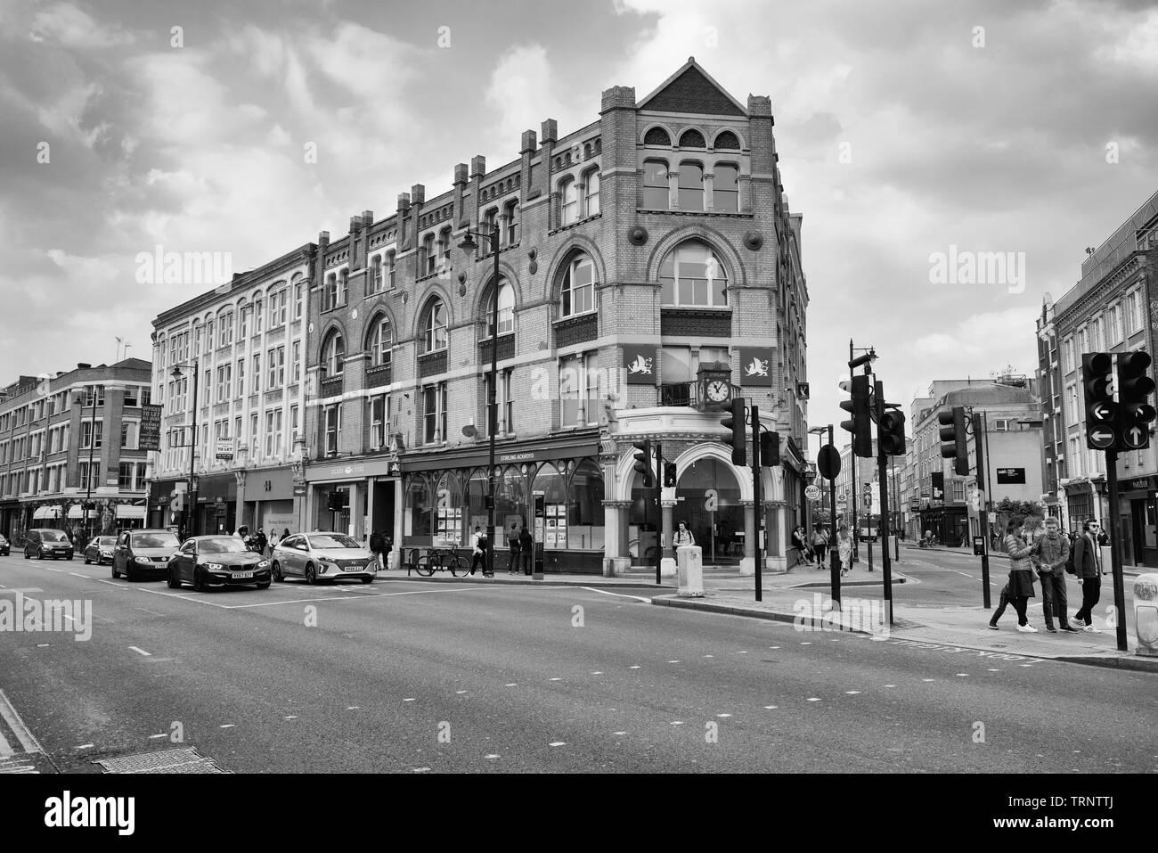 Great Eastern Street in Hackney, London, England Stockfoto