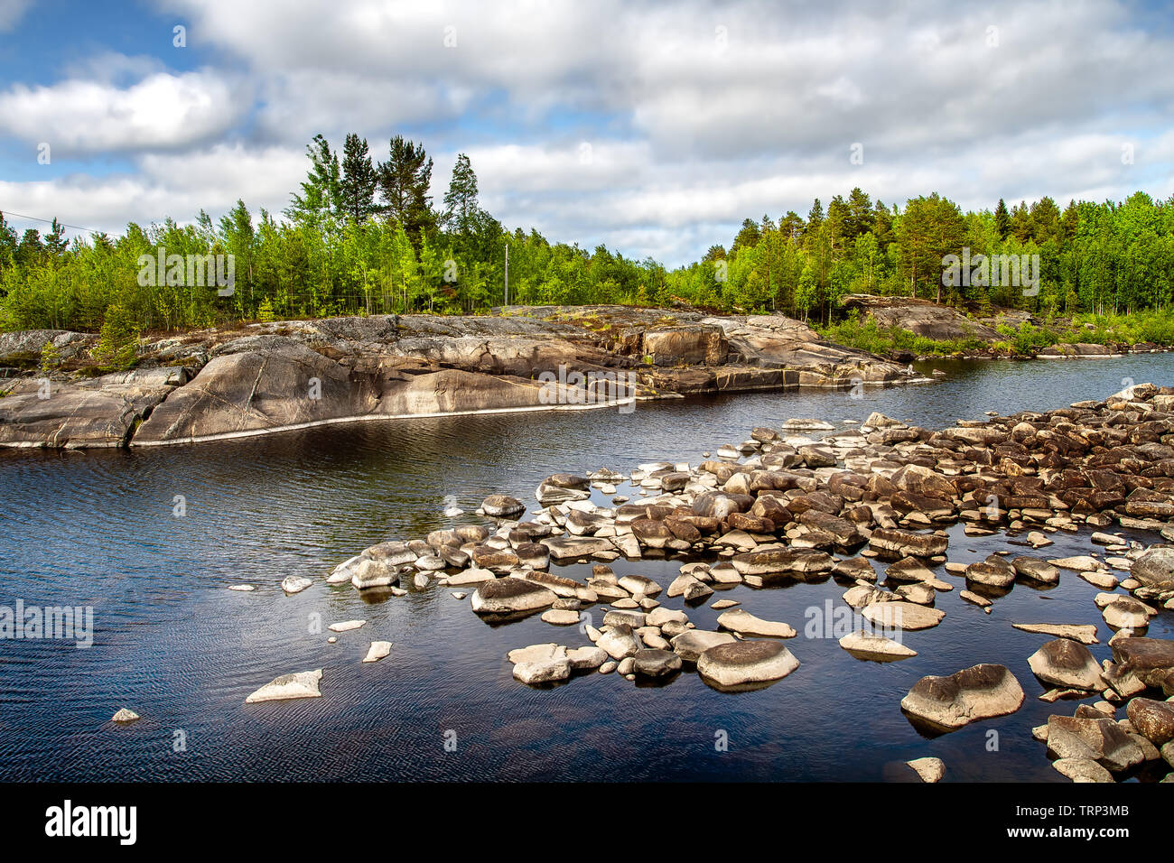 Die Natur des russischen Nordens. Karelien. Russland Stockfoto