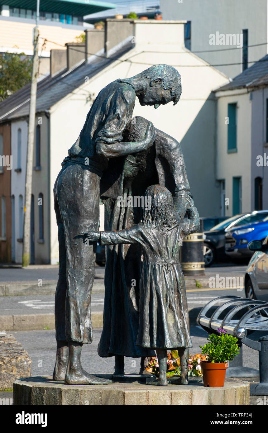Die Faoin Sceach Skulptur in Sligo City, Irland Stockfoto