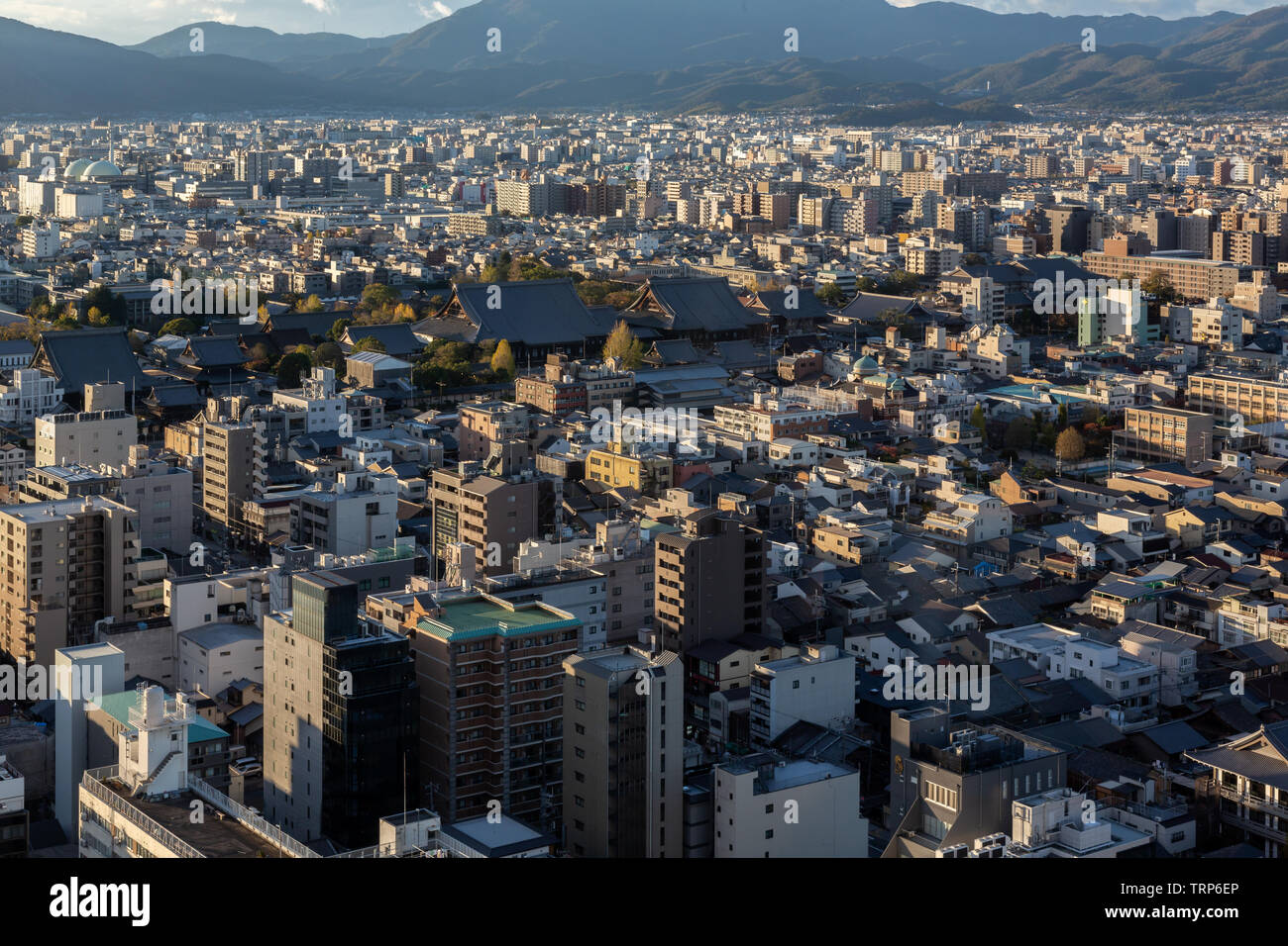 Kyoto, Ansicht von Kyoto Tower, Japan Stockfoto