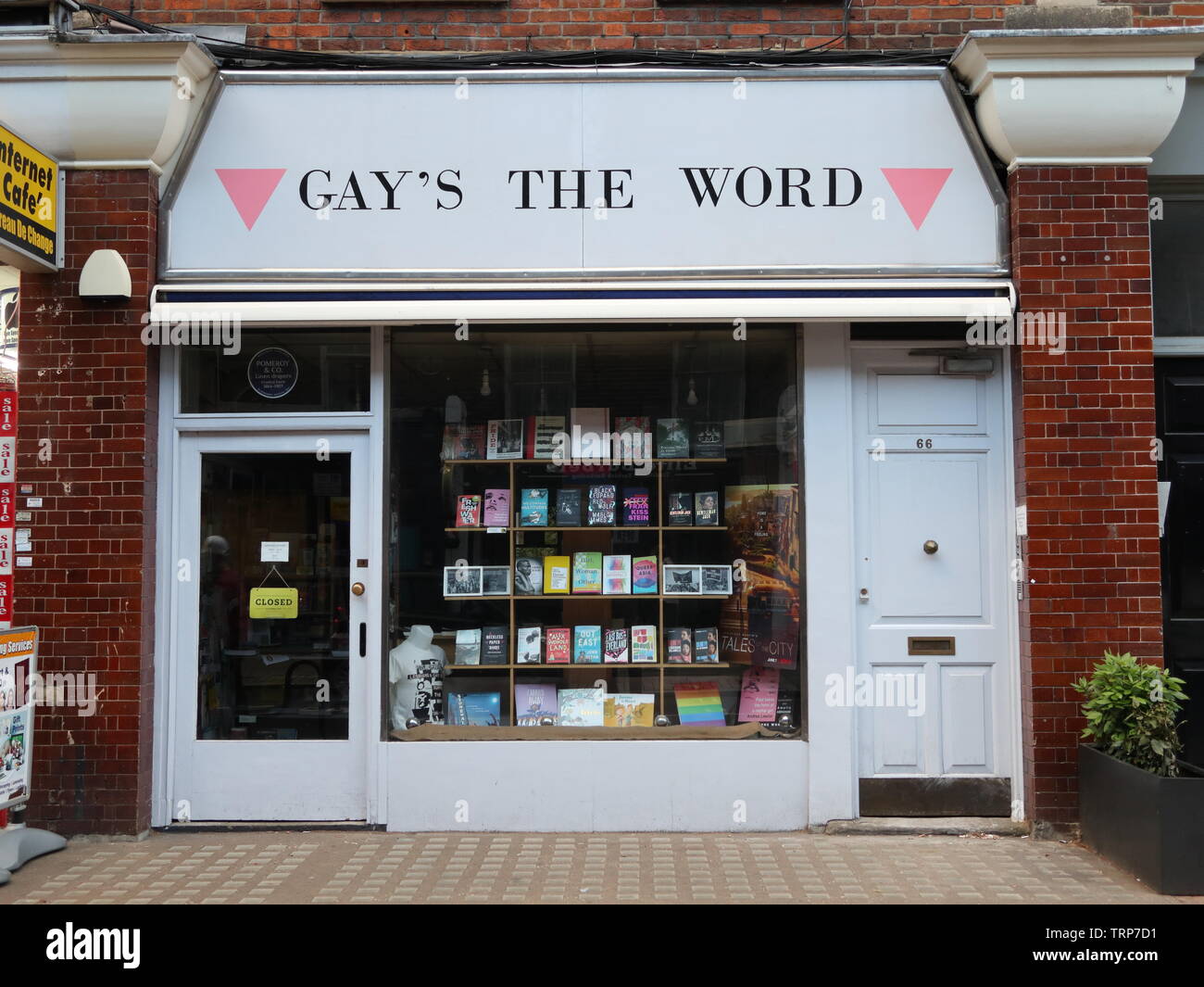 Die GAY DAS WORT Buchladen, Marchmont Street, London, England, Großbritannien Stockfoto