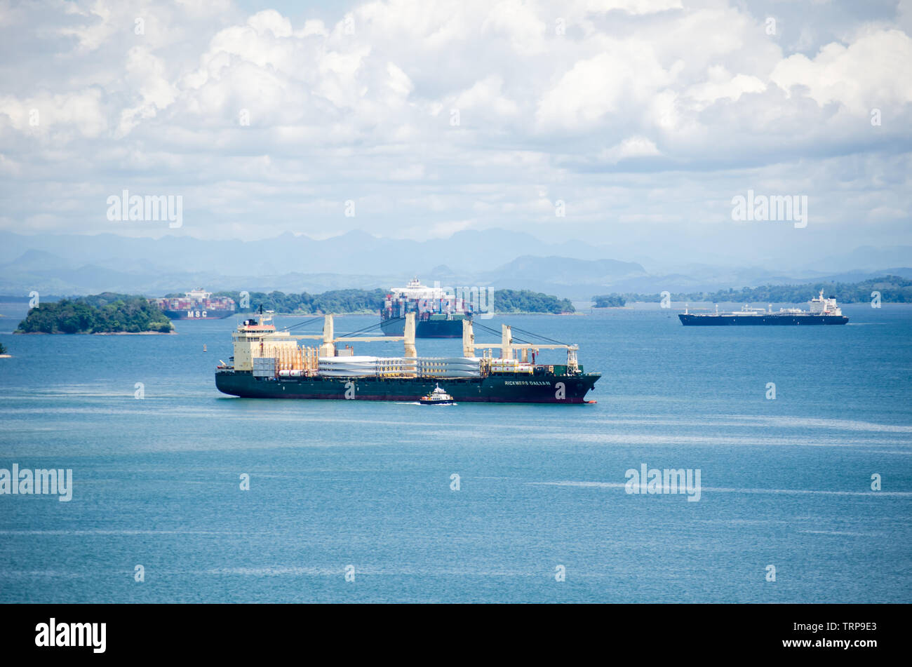 Panama-Kanal Stockfoto