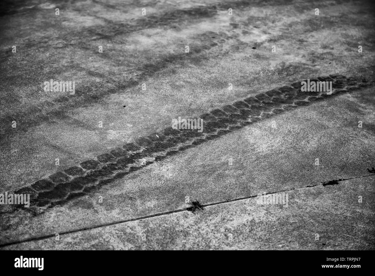 Textur Straße Drift, Fahrzeuge und Fahren, Verkehr Stockfoto