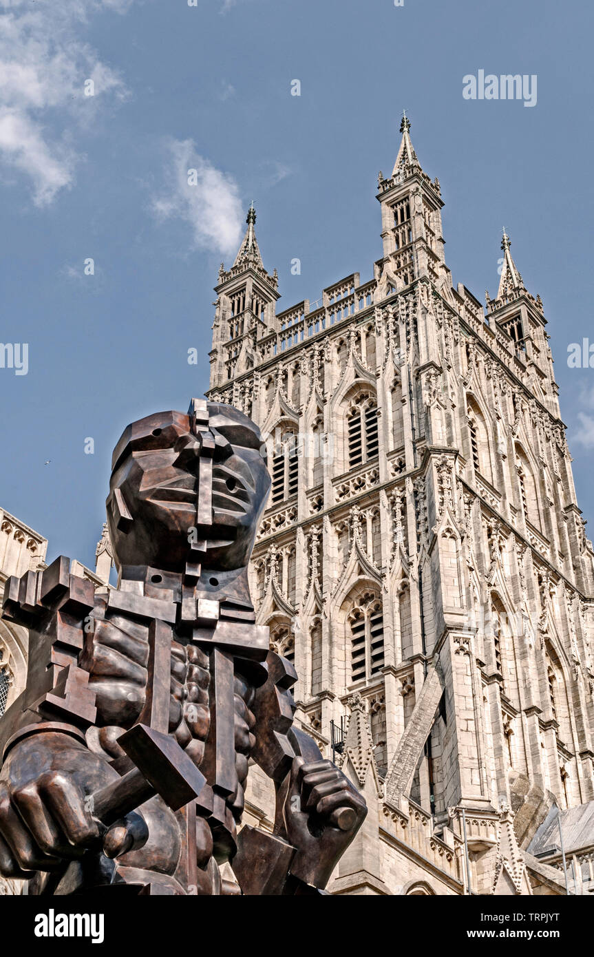 Kathedrale von Gloucester Stockfoto