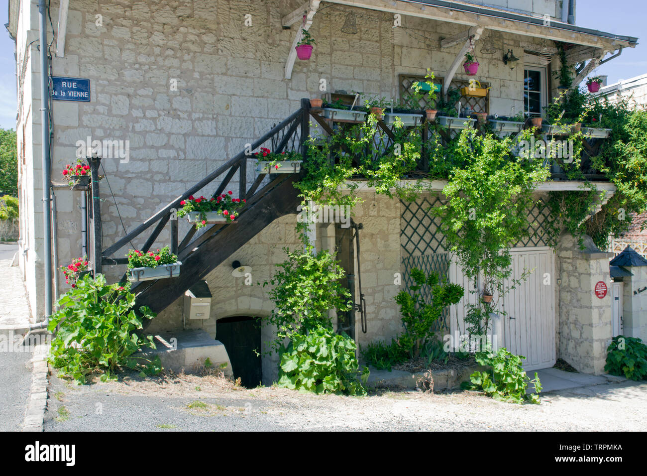 Candes St. Martin Haus Stockfoto