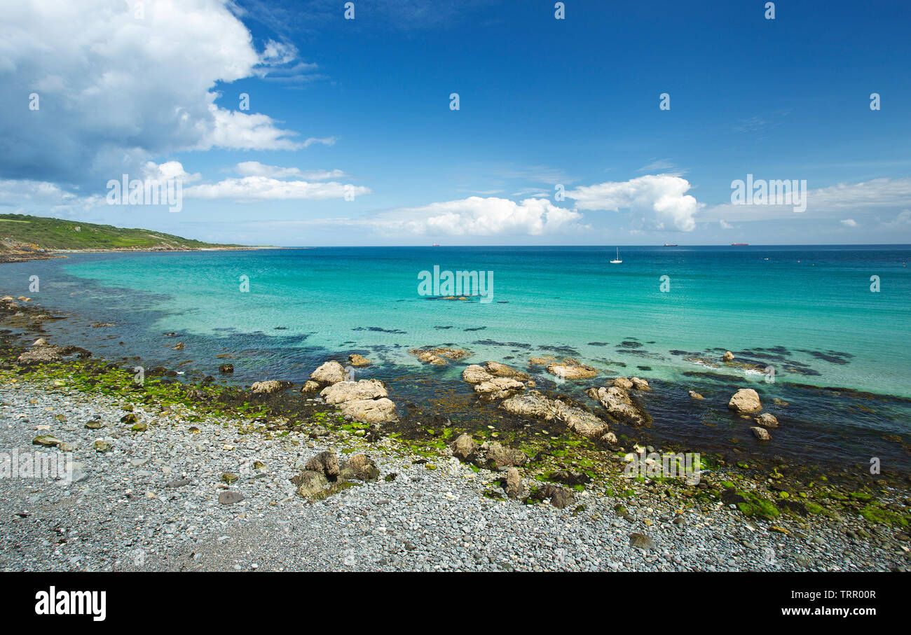 Coverack Beach in Cornwall, Großbritannien Stockfoto