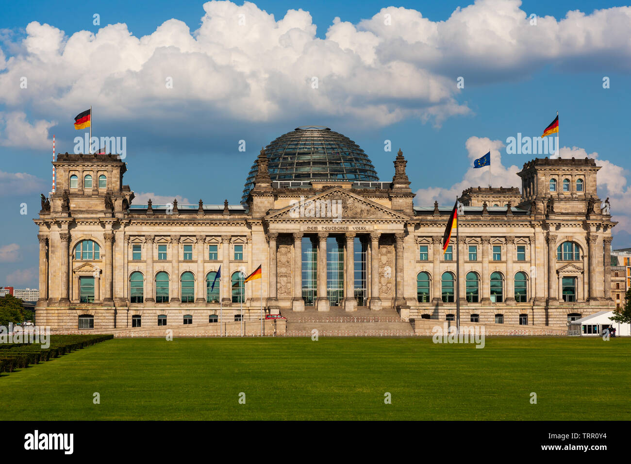 Reichstag, Haus des Parlaments in Berlin, Deutschland Stockfoto