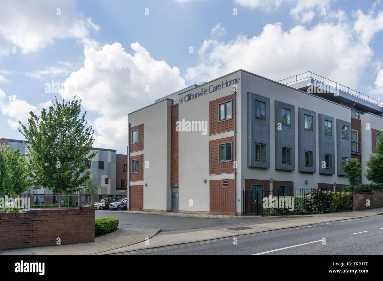 Cliftonville Care Home, Northampton, UK; Teil der Avery Healthcare Group bietet Wohn- pflege, Demenz, Pflege- und Fristobacht. Stockfoto