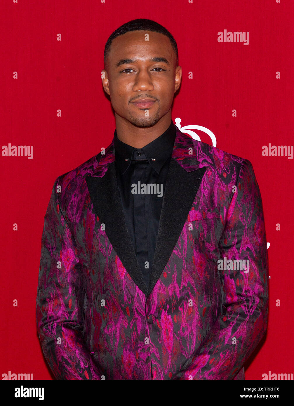 New York, NY - 10. Juni 2019: Jessie T. Usher besucht die Welle Premiere auf AMC Lincoln Square Theater Stockfoto