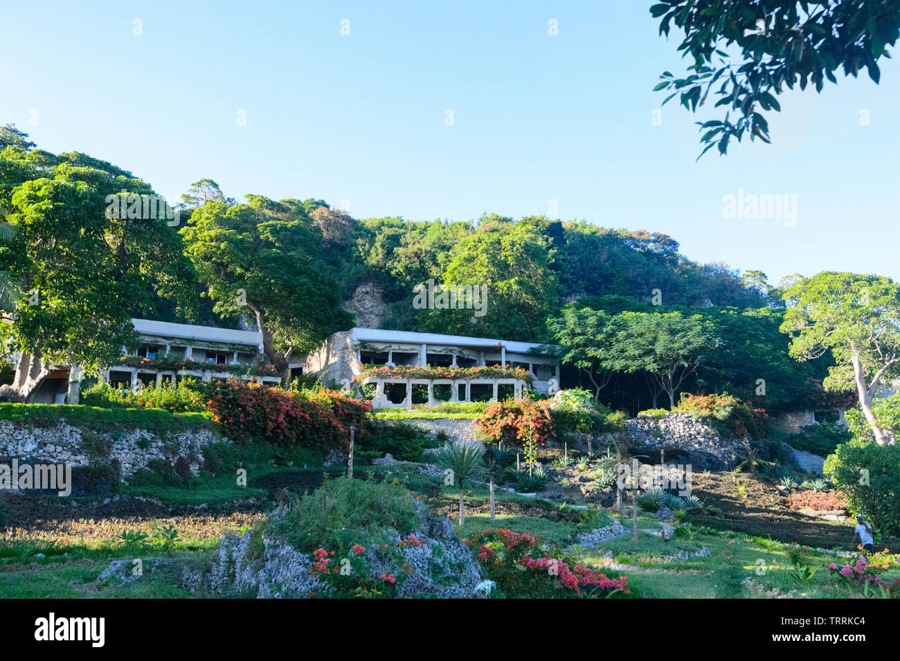 Das obere Ende Rockwater Resort, Ocean Road, Ipak Bay, North West Insel Tanna, Vanuatu, Melanesien Stockfoto