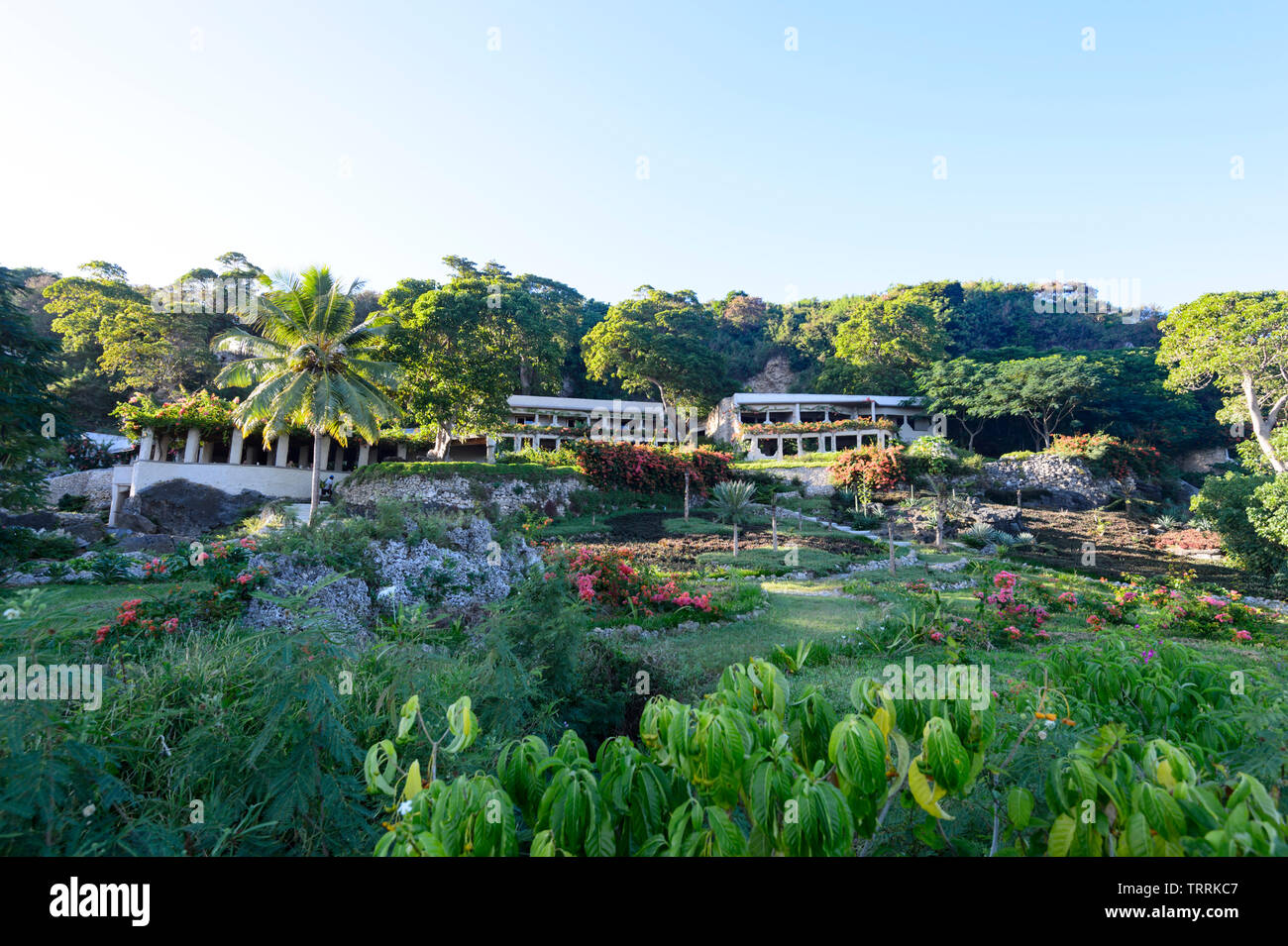 Das obere Ende Rockwater Resort, Ocean Road, Ipak Bay, North West Insel Tanna, Vanuatu, Melanesien Stockfoto