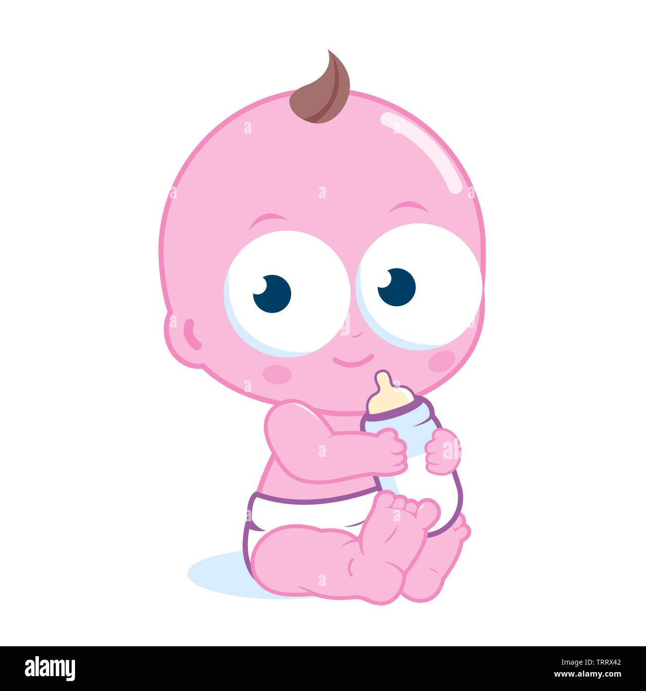Cartoon Baby Milk Bottle Stockfotos und -bilder Kaufen - Alamy