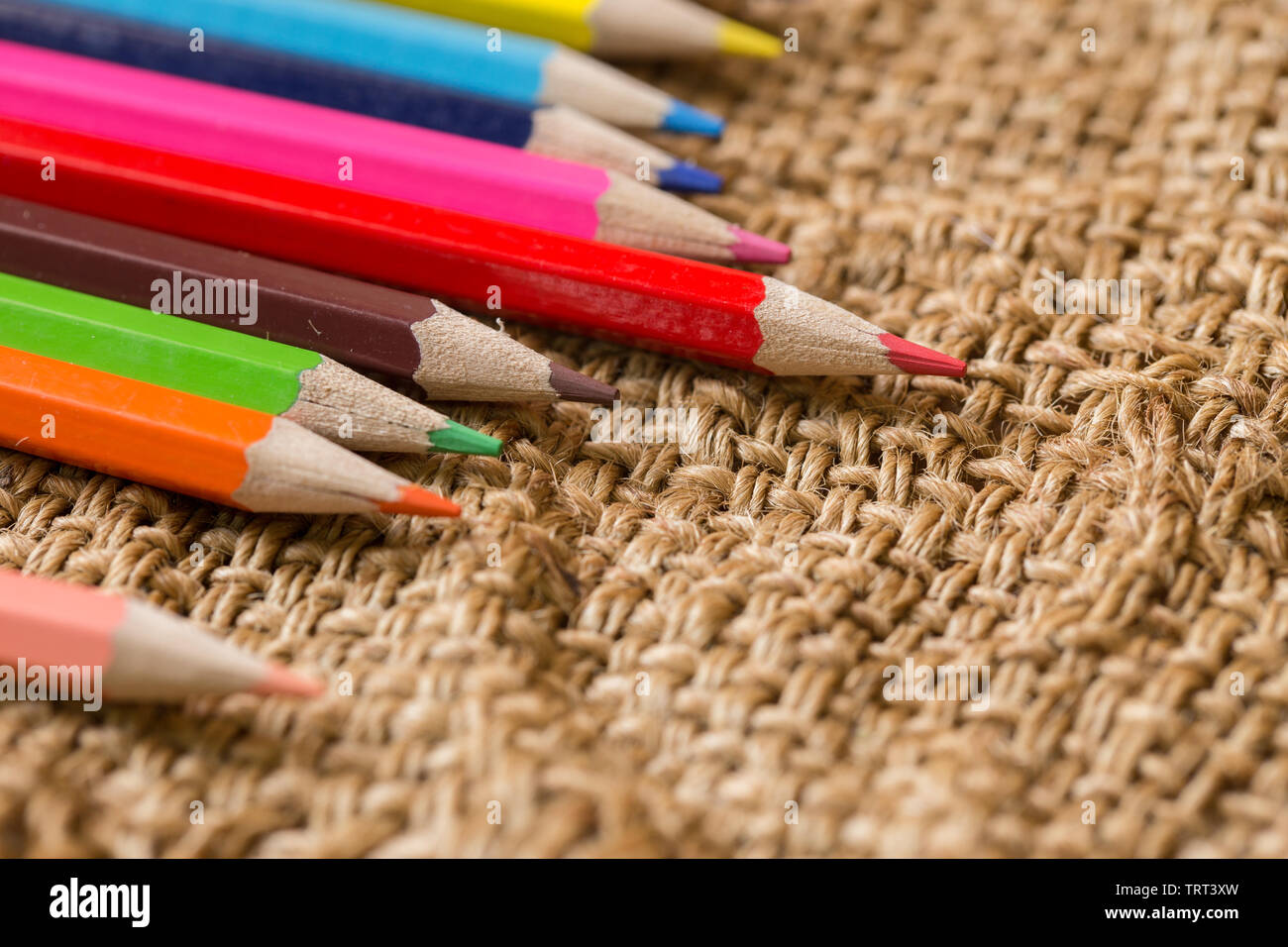 Farben kunst Pen, Leader Künstler oder kreatives Konzept. Stockfoto