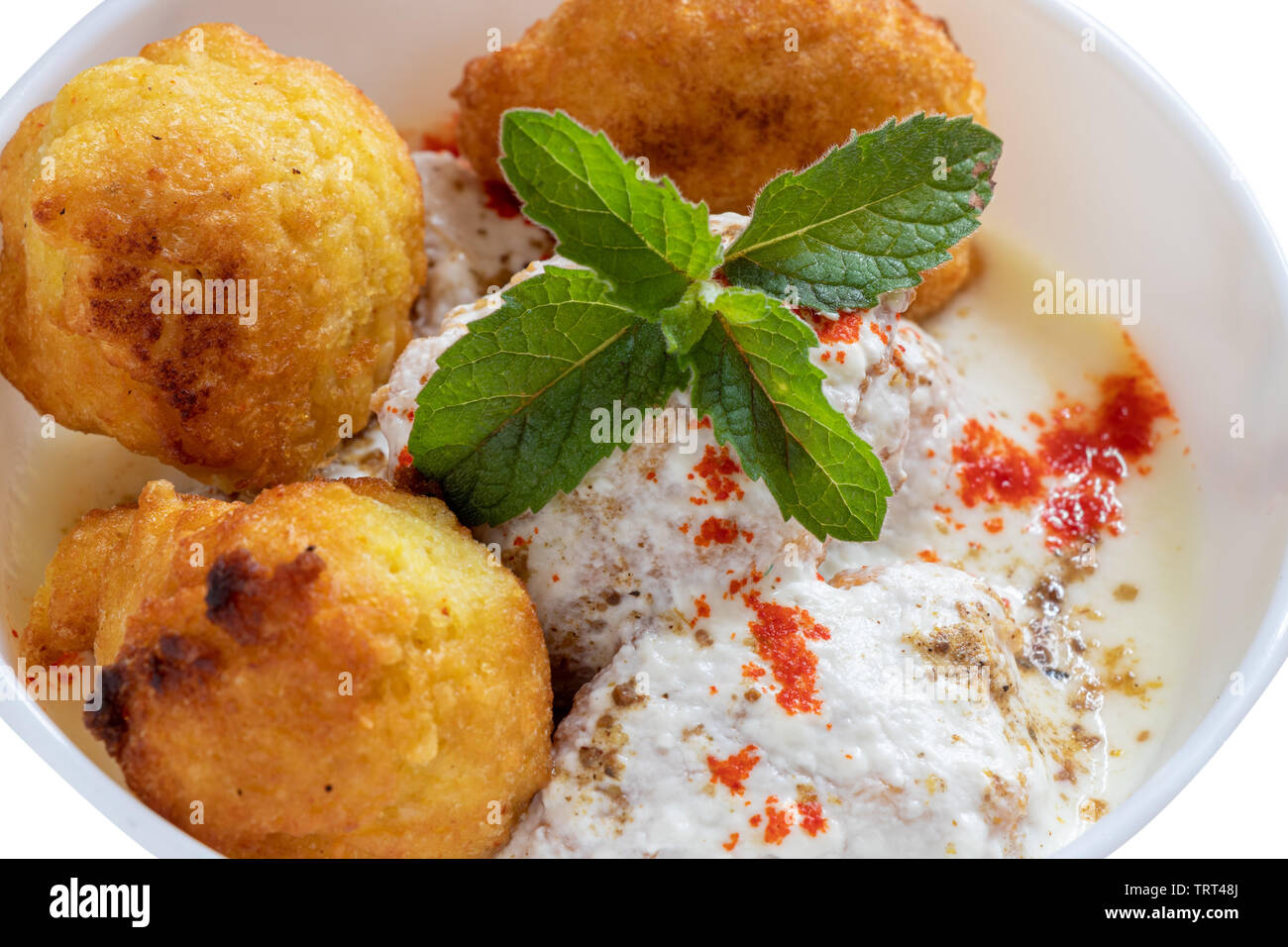 Dahi Bhalla indischen lecker Essen, Dahi Vada. Stockfoto