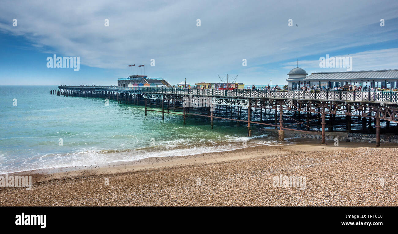 Hastings Pier in Sussex Stockfoto
