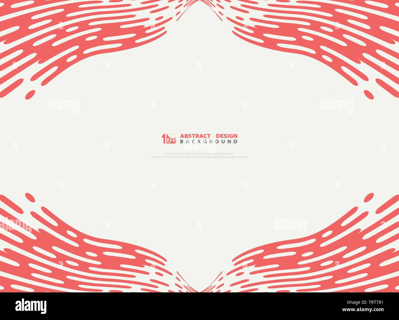 Abstract Pink lebende Korallen stripe Linienmuster details Artwork dekoration design vector Hintergrund. Sie können für Ad, Poster, Artwork, Vorlage Stock Vektor