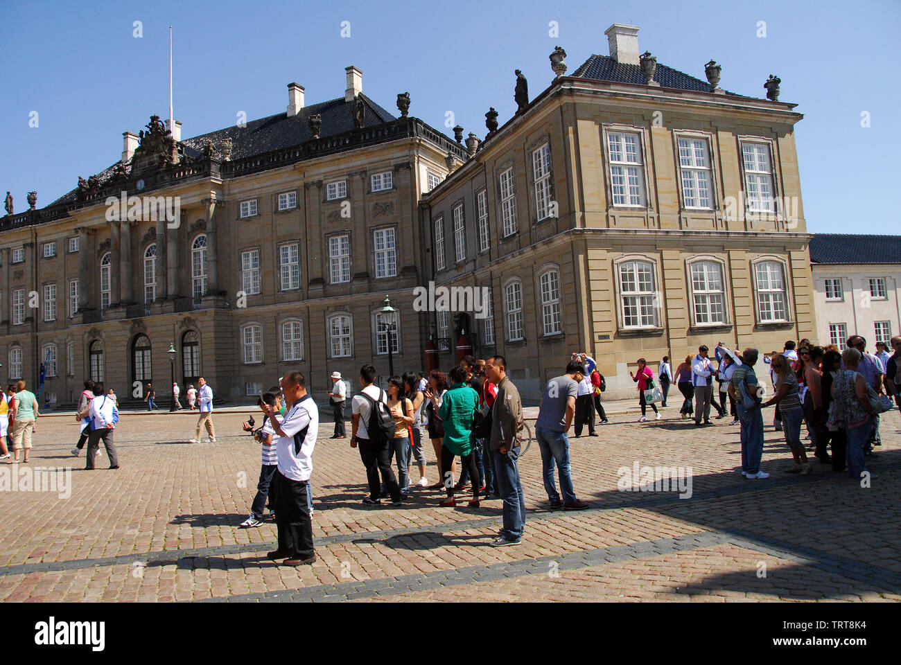 Kopenhagen, Dänemark, Schloss Amalienborg Stockfoto