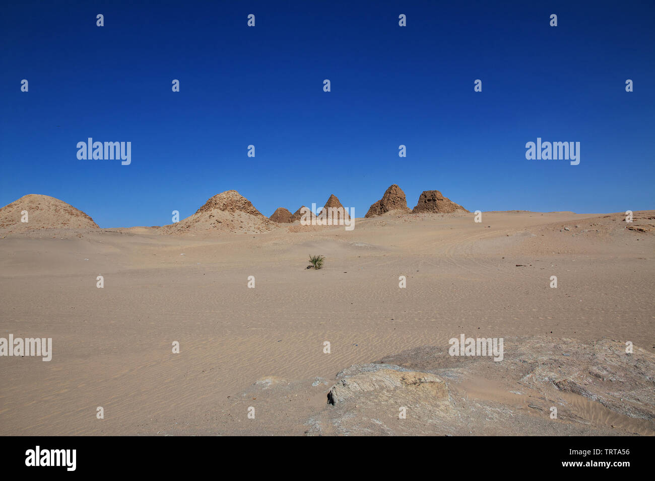 Pyramiden von Nuri, Sudan Stockfoto