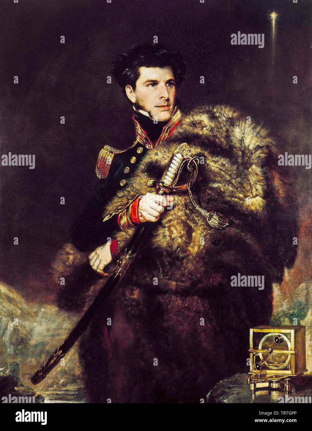Commander James Clark Ross, 1800-62, Portrait Malerei, 1834 Stockfoto