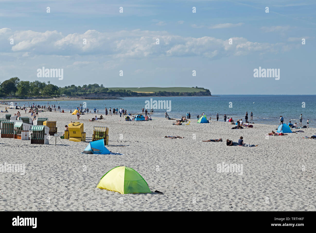 Strand, Boltenhagen, Mecklenburg-Vorpommern, Deutschland Stockfoto