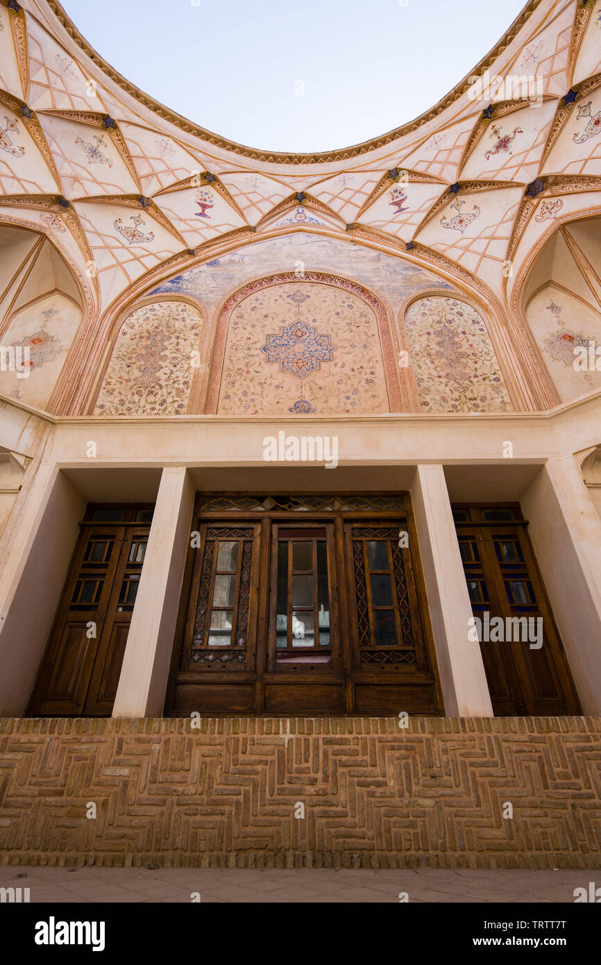 Tabatabaei Haus in Kashan, ein Wunder der Kunst und Architektur Stockfoto