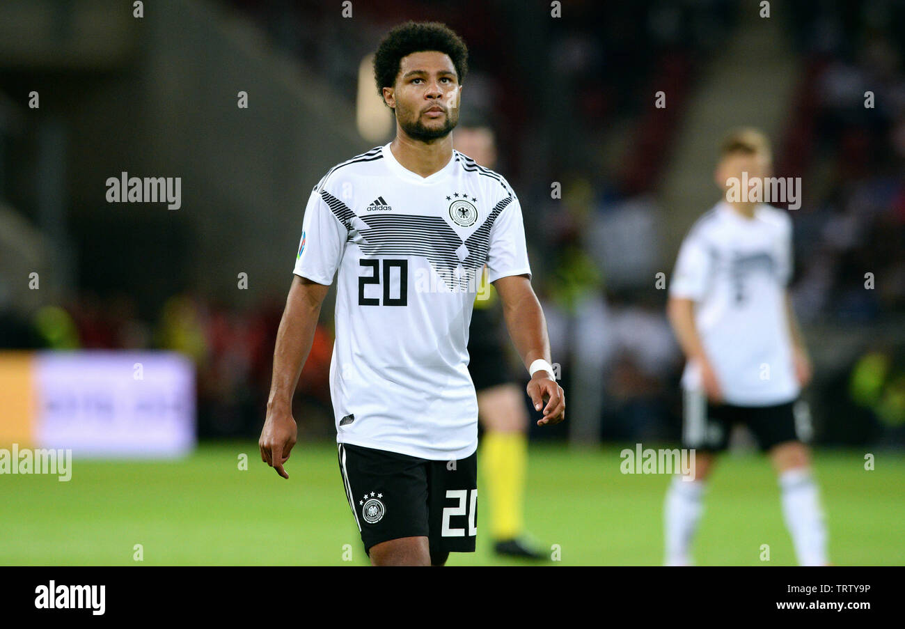 Die Qualifikation für die Europameisterschaft 2020 Deutschland - Estland 8:0, Opel Arena Mainz: Serge Gnabry (GER). Stockfoto