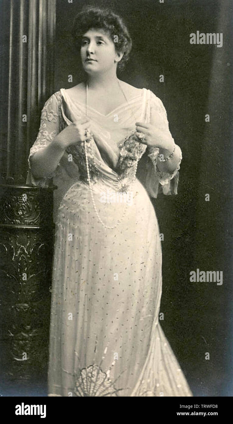 NELLIE MELBA (1861-1931), australischen Opern Sopran Stockfoto
