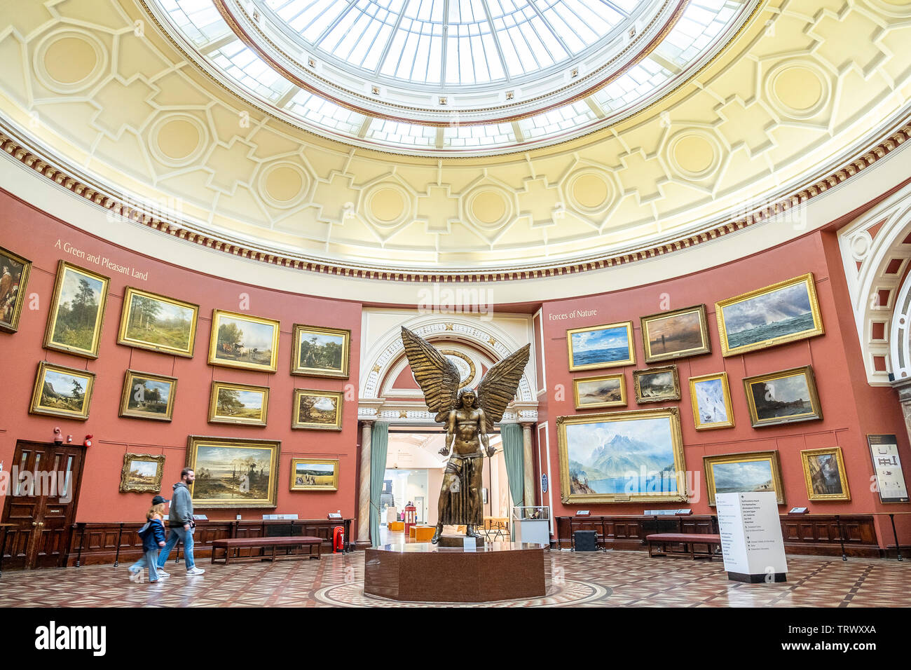 Birmingham Museum & Art Gallery, runder Raum, Chamberlain Square, Birmingham Stockfoto