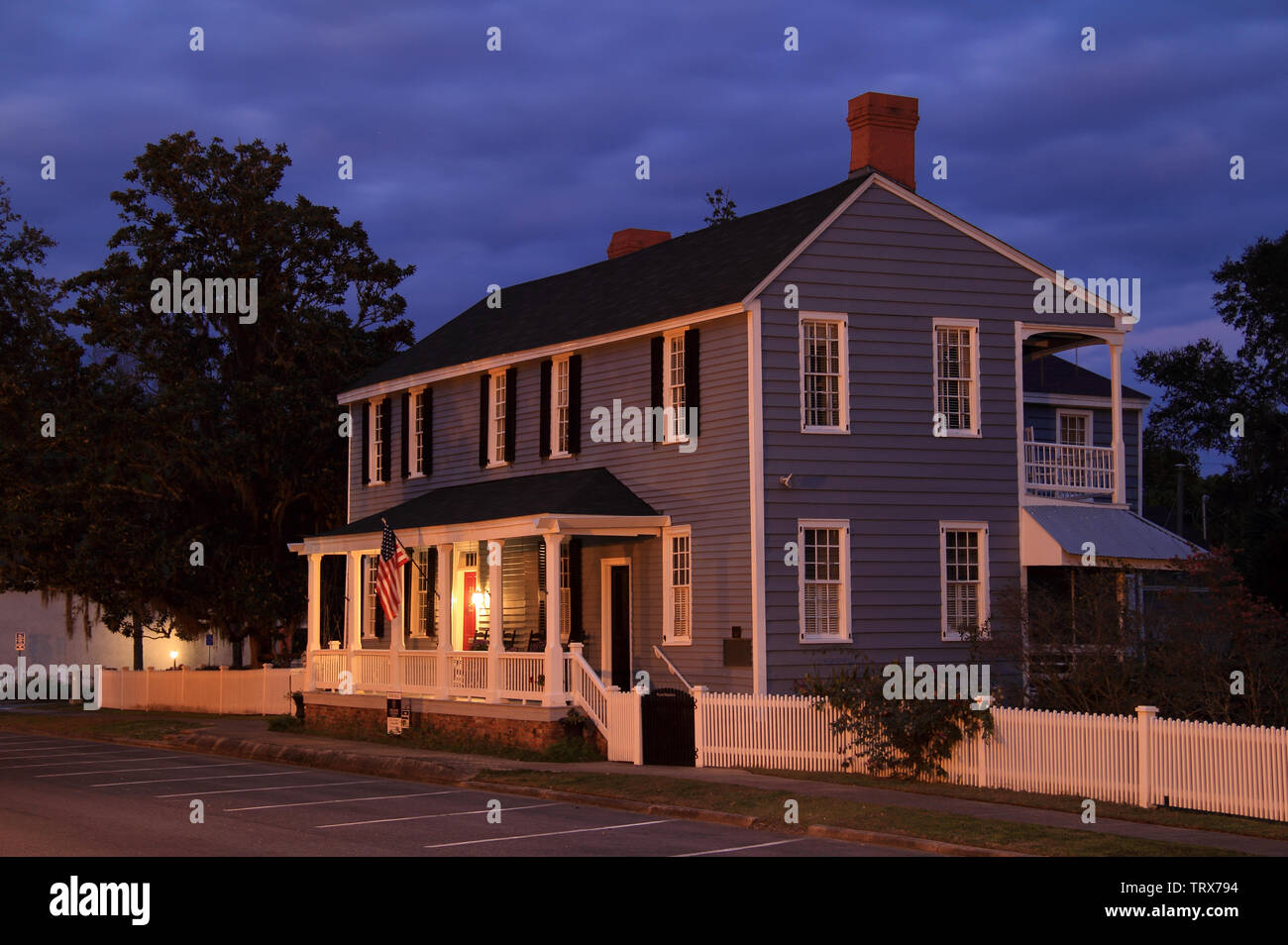 Die historische Clark in St. Marys, GA, ist berühmt für das Dienen als temporäre Versteck Aaron Burr nach seiner berüchtigten Dual mit Alexander Hamilton Stockfoto