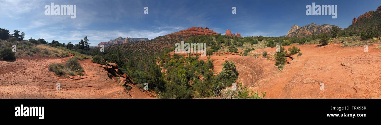 Südwesten Landschaft Panoramablick Stockfoto