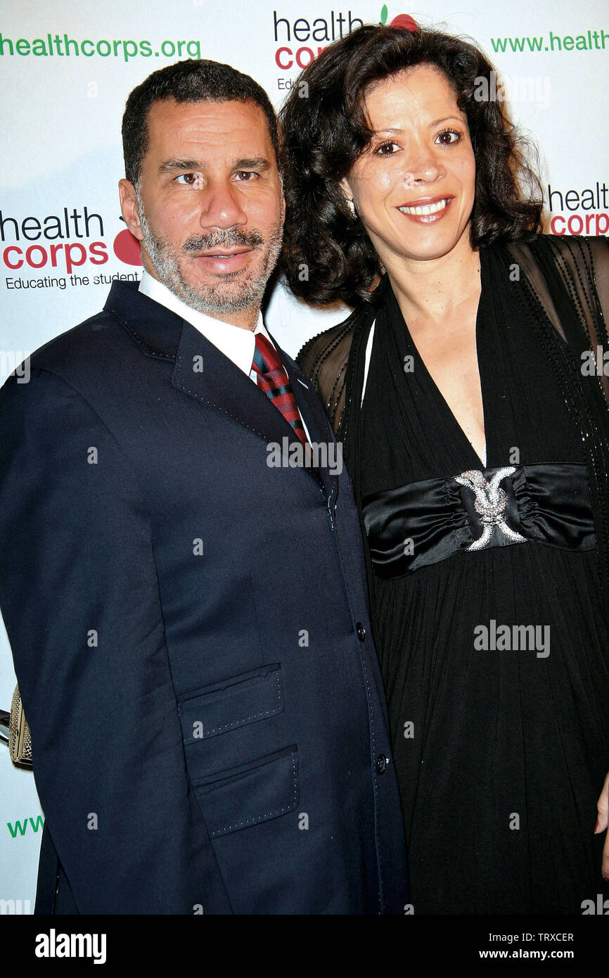 New York, USA. 17. April 2008. David Paterson, Michelle Paige Paterson an der verzauberte Garten Gala HealthCorps im Hammerstein Ballroom zu profitieren. Quelle: Steve Mack/Alamy Stockfoto
