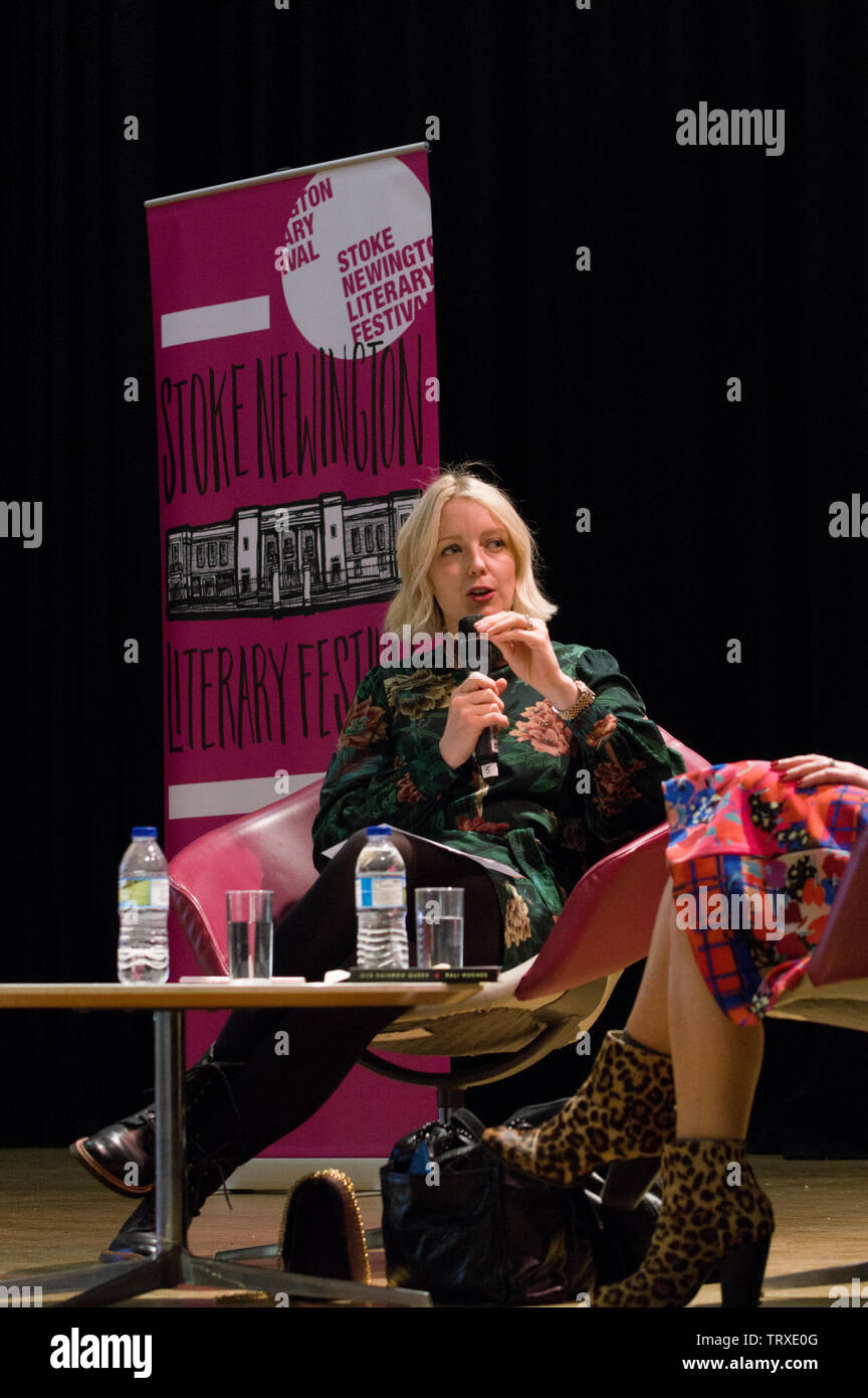 Lauren Laverne am 2019 Stoke Newington Literary Festival Stockfoto