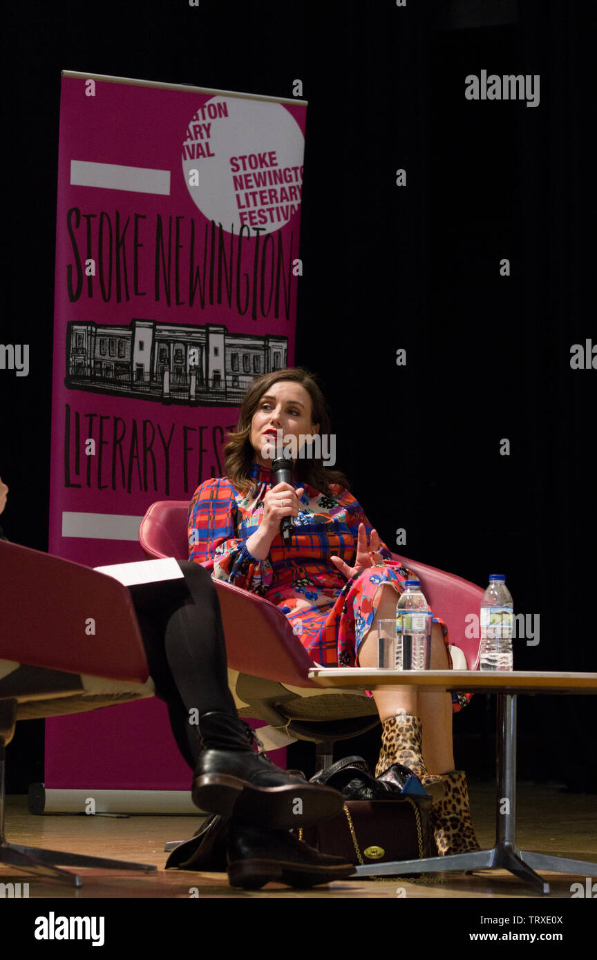 Sali Hughes an den 2019 Stoke Newington Literary Festival Stockfoto