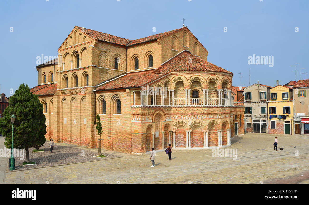 Santa Maria und die Kathedrale von San Donato Murano Venedig Stockfoto