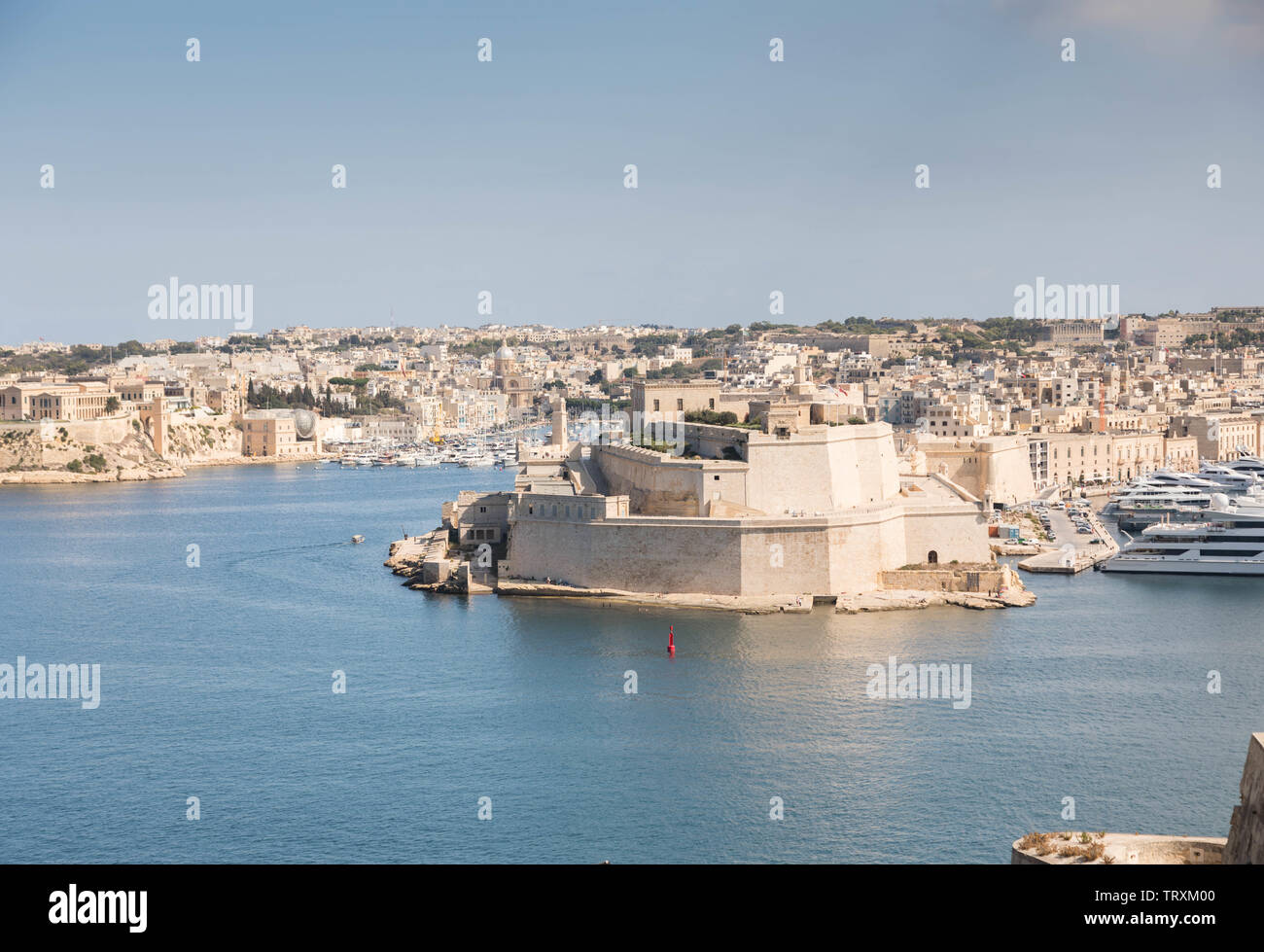 Fort St. Angelo, Malta Stockfoto