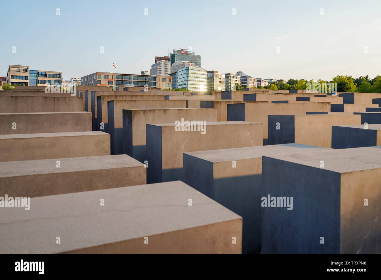 Denkmal für die ermordeten Juden Europas in Berlin, Deutschland Stockfoto