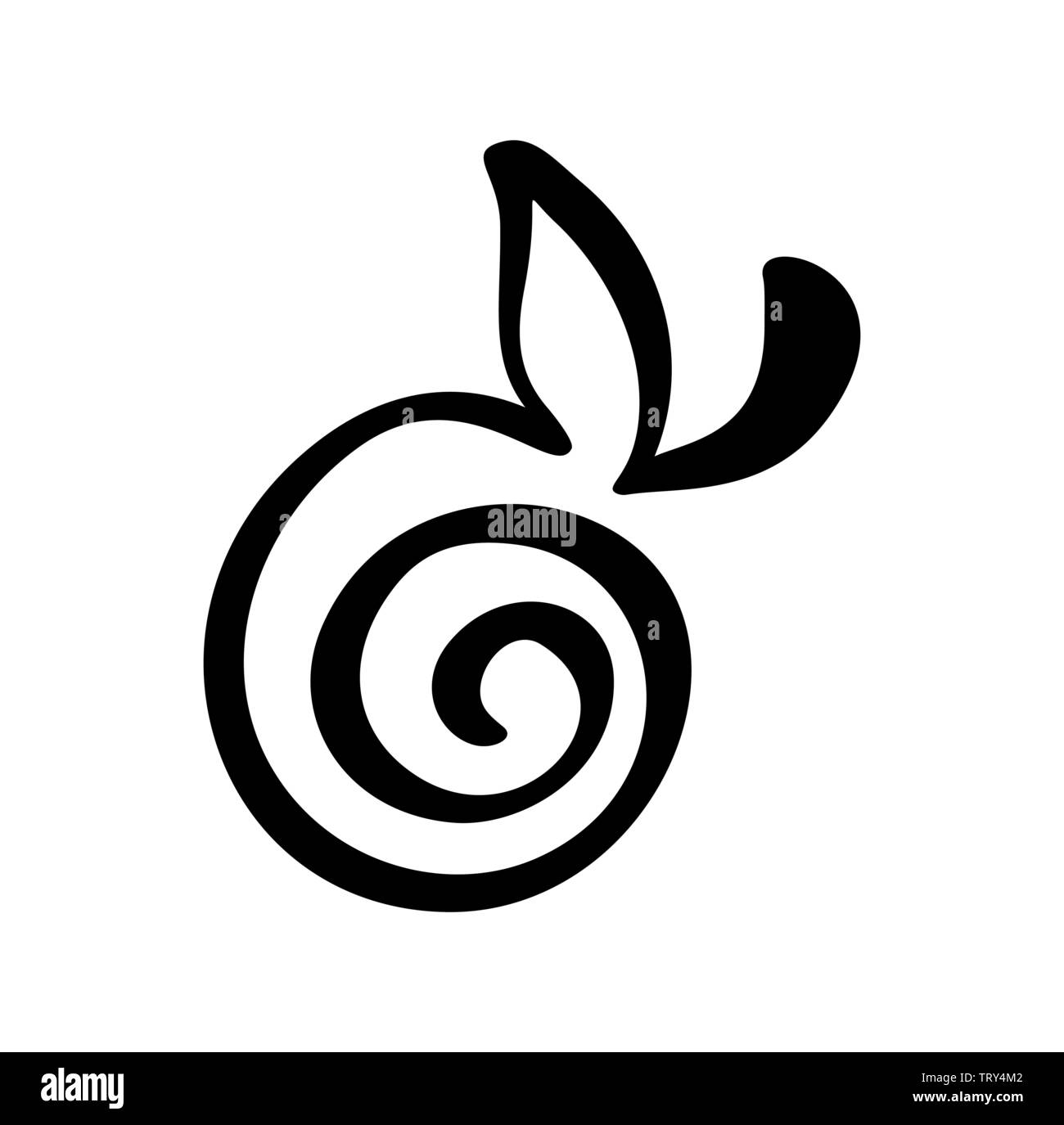 Apple Hand gezeichneten Umriss doodle Symbol. Vektor Skizze Illustration - frische rohe Erdbeere für Print, Web, Mobile und Infografiken isoliert Stock Vektor