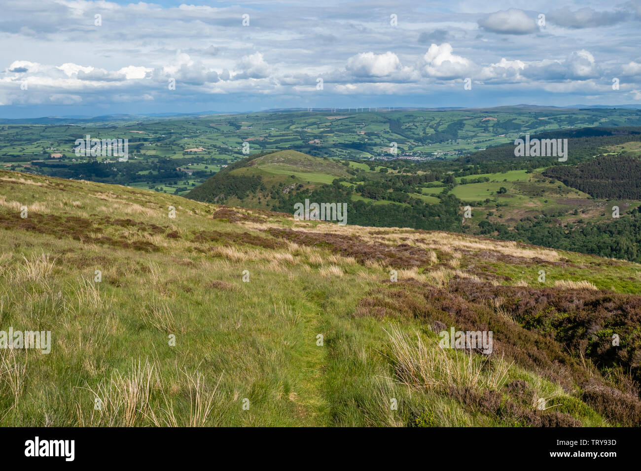 10/06/2019 Snowdonia Mountains Stockfoto