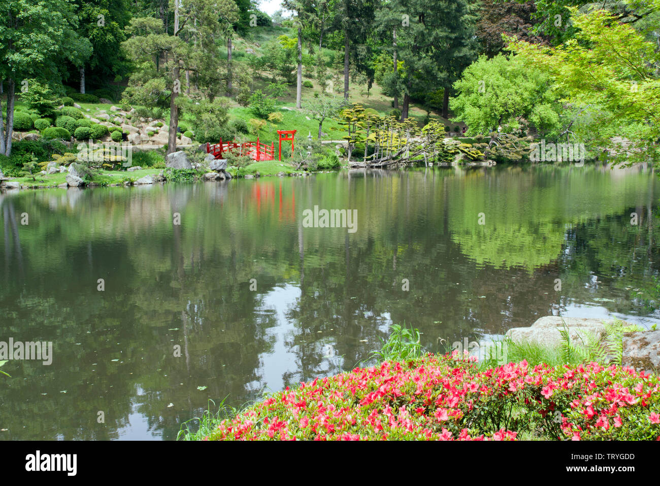 Parc Oriental de Maulevrier Stockfoto