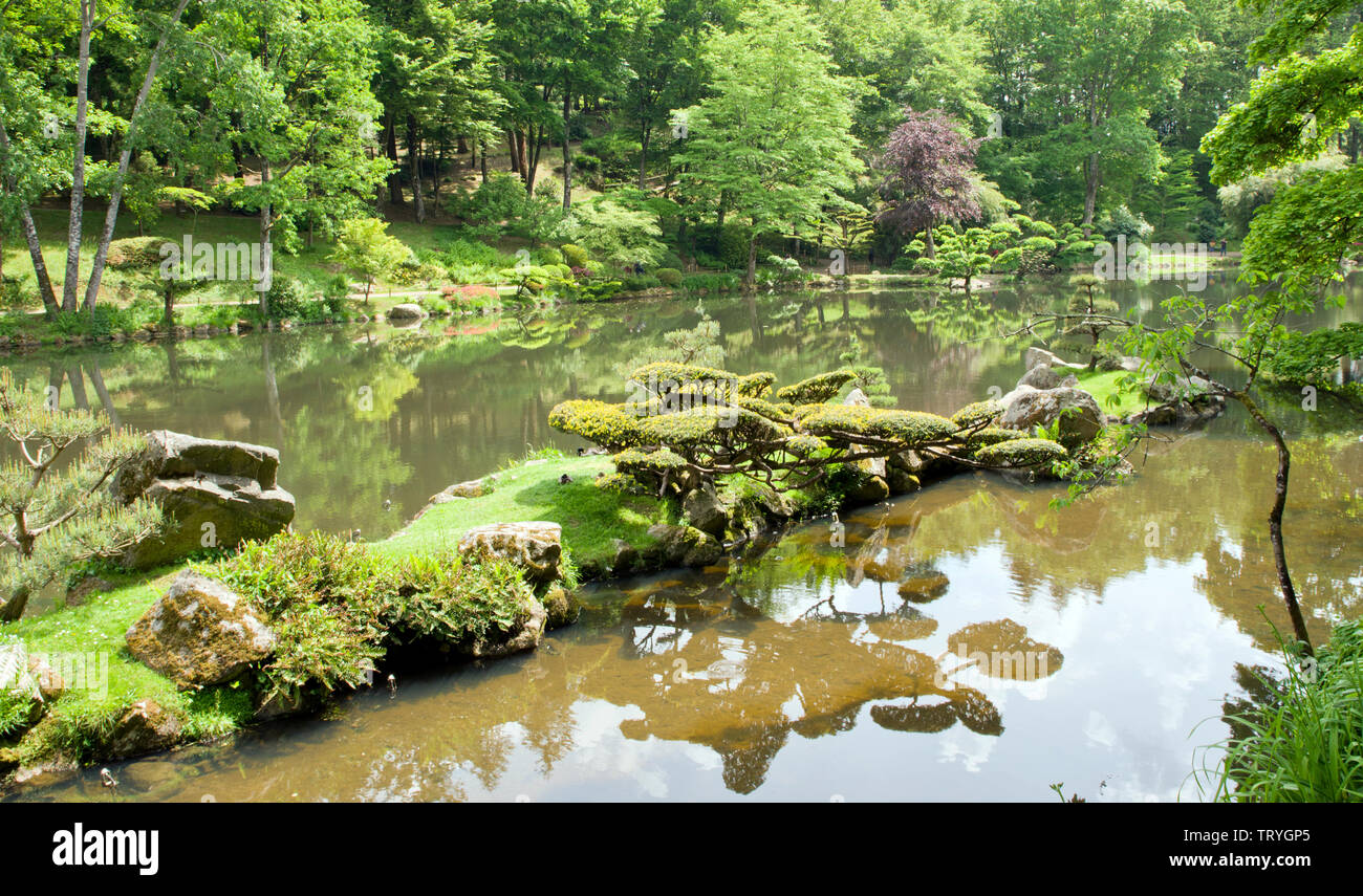 Parc Oriental de Maulevrier Stockfoto