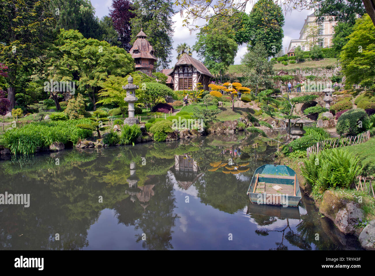 Parc Oriental de Maulevrier Stockfoto