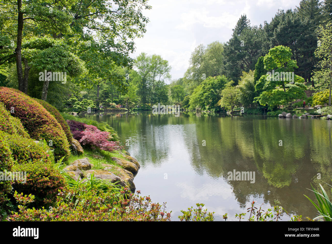 Parc Oriental de Maulevrier Stockfoto