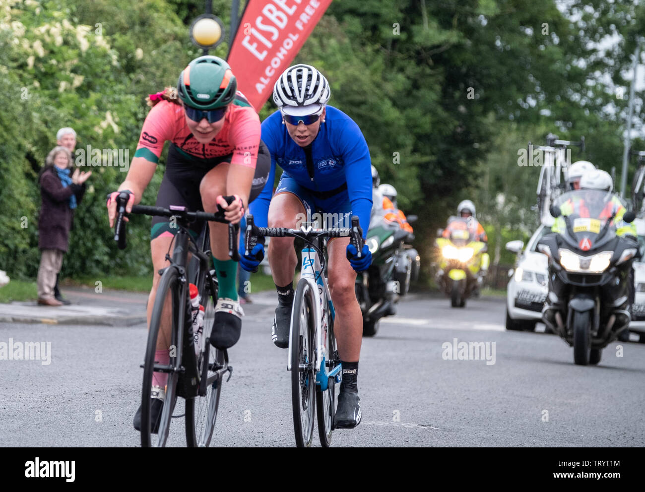 OVO Frauen Radtour Phase 4 2019 Stockfoto