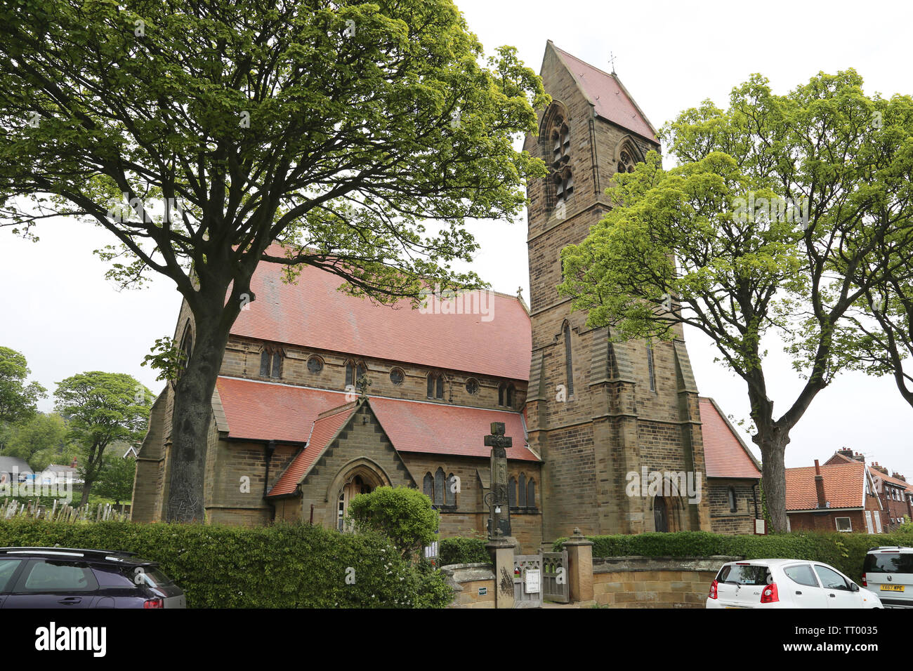 St Stephen's Church, Thorpe Lane, Robin Hood's Bay, Borough von Scarborough, North Yorkshire, England, Großbritannien, USA, UK, Europa Stockfoto