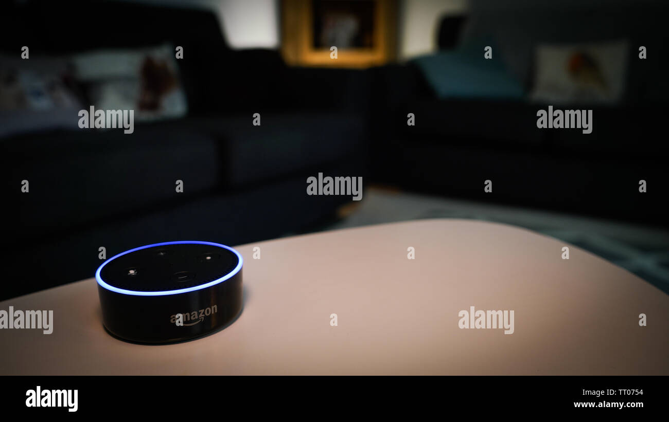 Amazon Echo Dot Stockfoto